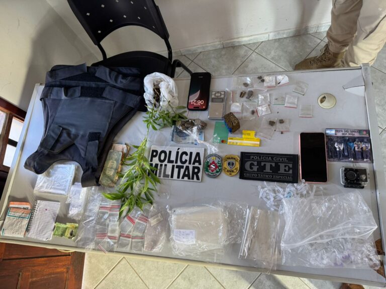 OPERAÇÃO LINHA DE FOGO: POLÍCIA PRENDE TRAFICANTE E SUSPEITO DE HOMICÍDIOS EM NOVA FLORESTA